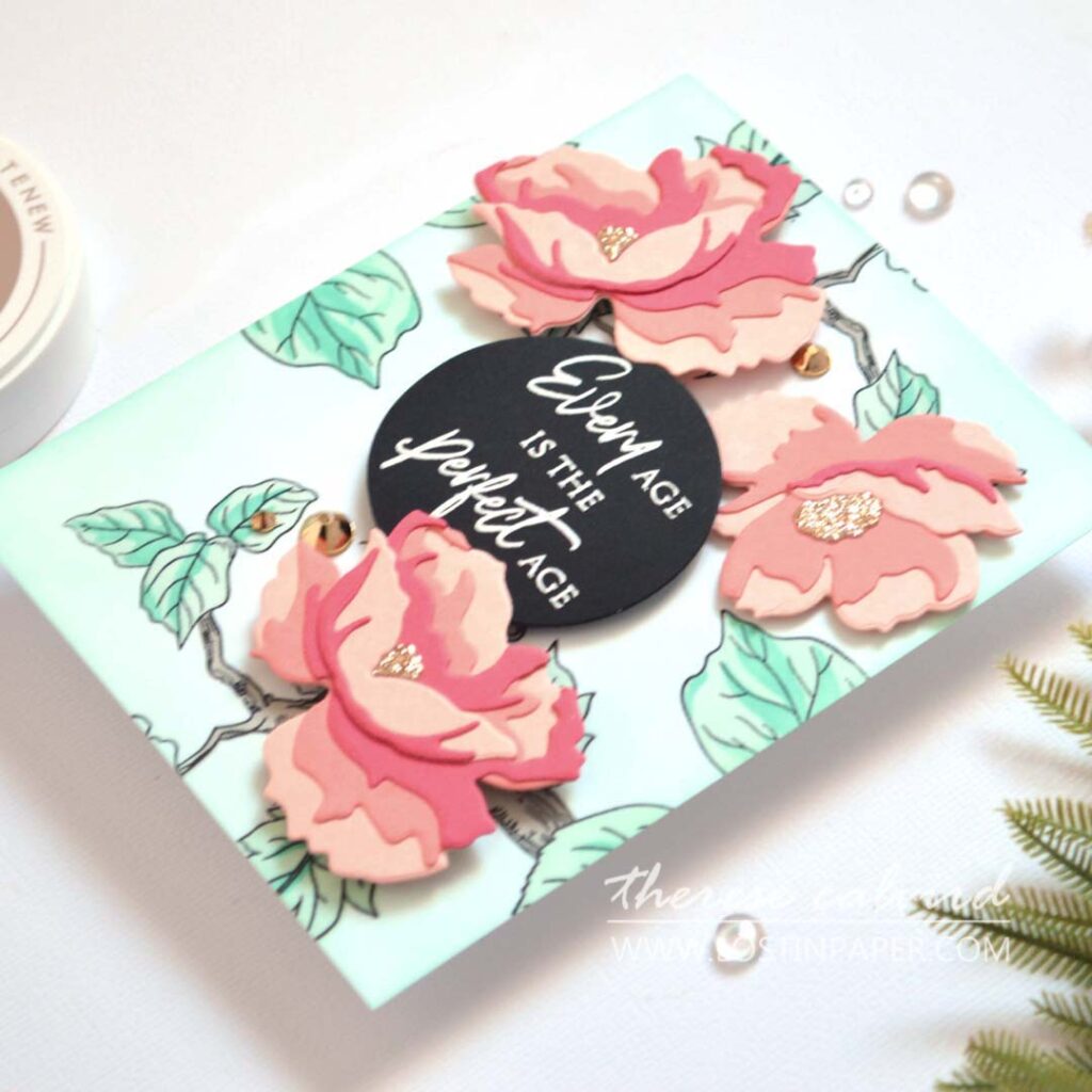 Modern-Floral-Cards-Using-Older-Supplies-Fresh-Ideas-for-Your-Stash - Therese Calvird (card video) (7)