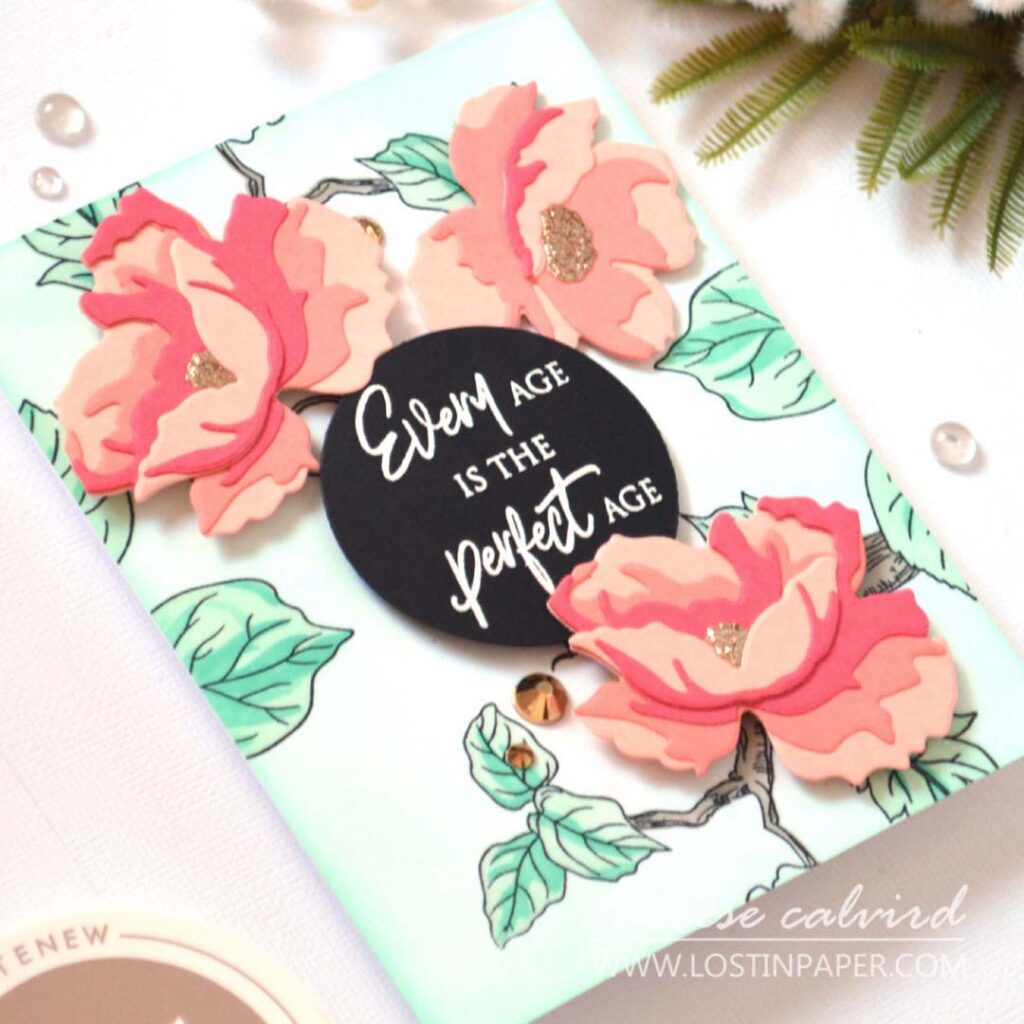 Modern-Floral-Cards-Using-Older-Supplies-Fresh-Ideas-for-Your-Stash - Therese Calvird (card video) (7)