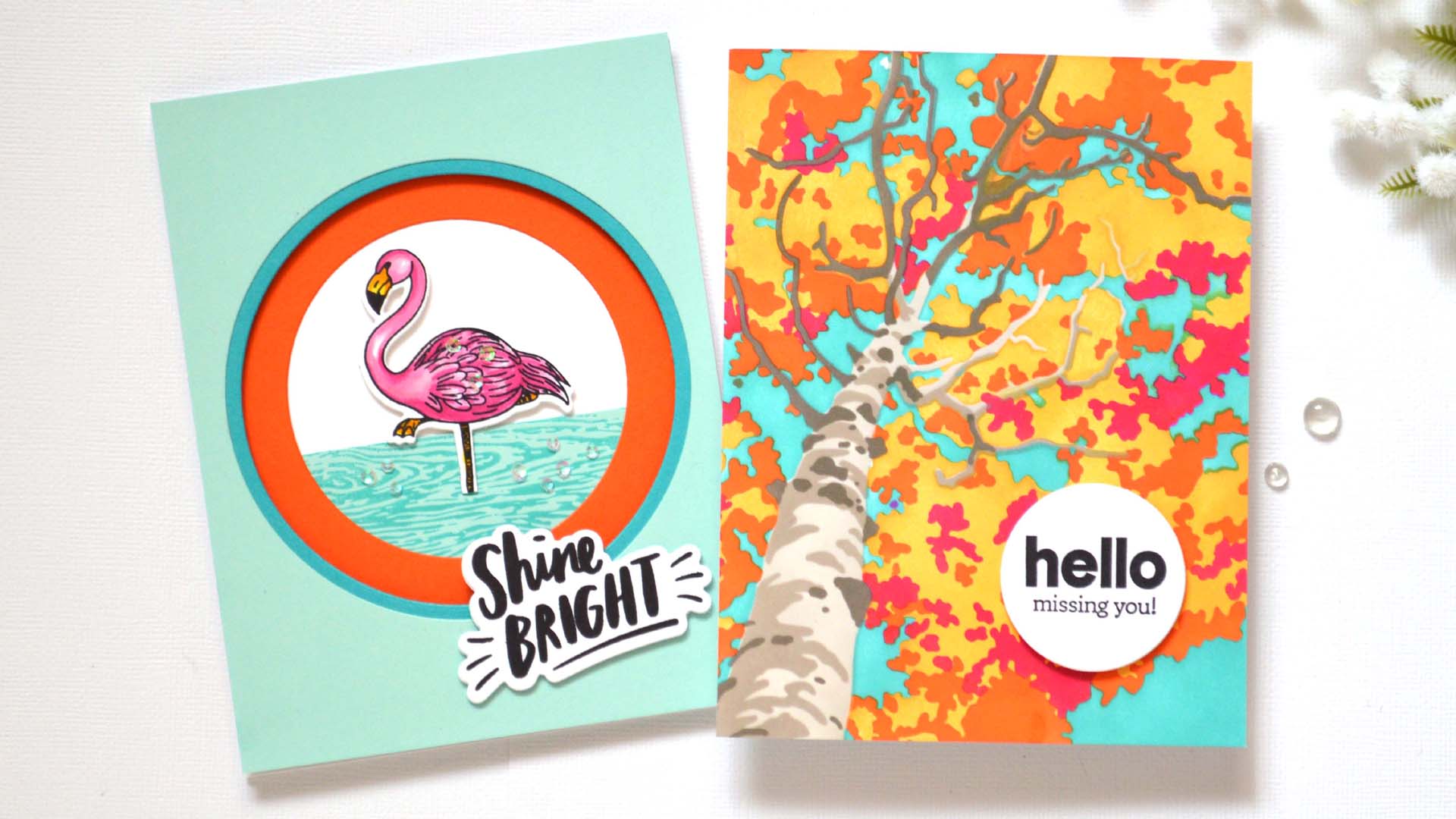 Woodgrain Card Ideas: 4 Bright & Fun Cards Inspired by Nature!