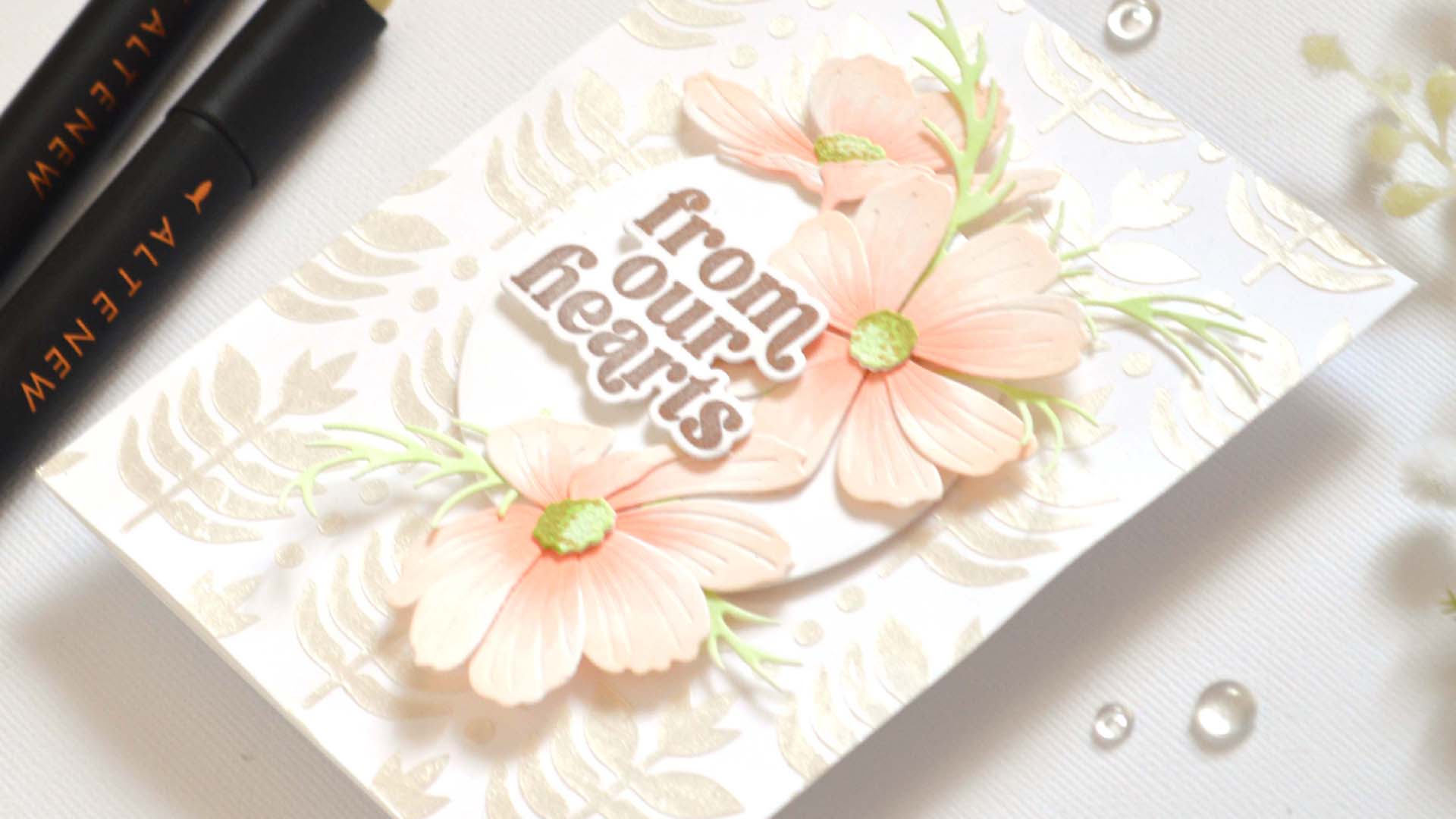 Add Instant Drama to Your Cards with Shimmer Paste & Stencils!