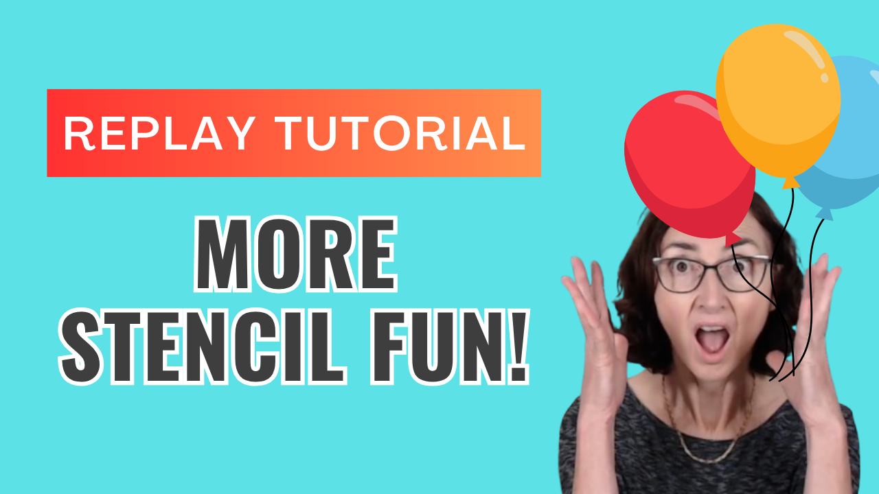 Stencil Hacks: Turn Plain Cardstock Into Instant Masterpieces LIVE! (Video Tutorial)