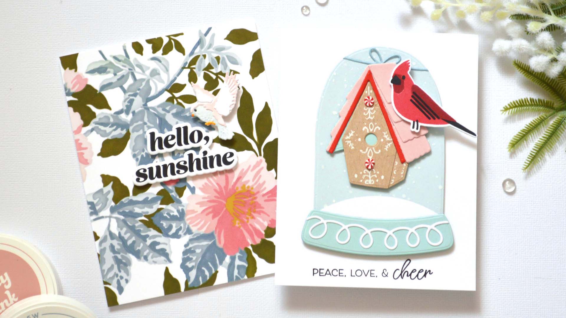 Two Birds, One Post! Bird Card Ideas Using Alcohol Markers & Layered Stamping!