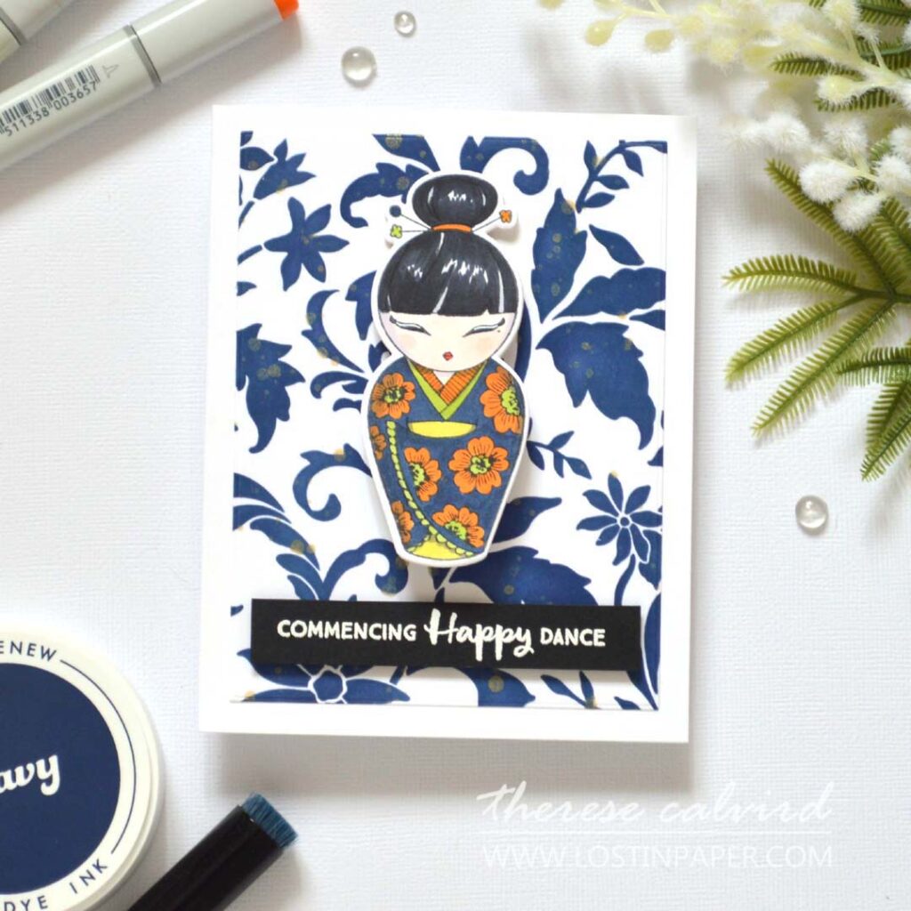 Easy Stencil Backgrounds in 5 Minutes – 5 Fun Cardmaking Techniques by Therese Calvird
