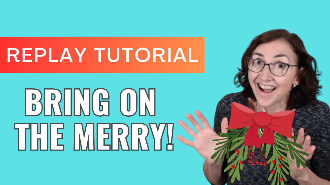 Bring on the Merry & Bright – A Fun Twist on a Classic Wreath Card! (+ Video)