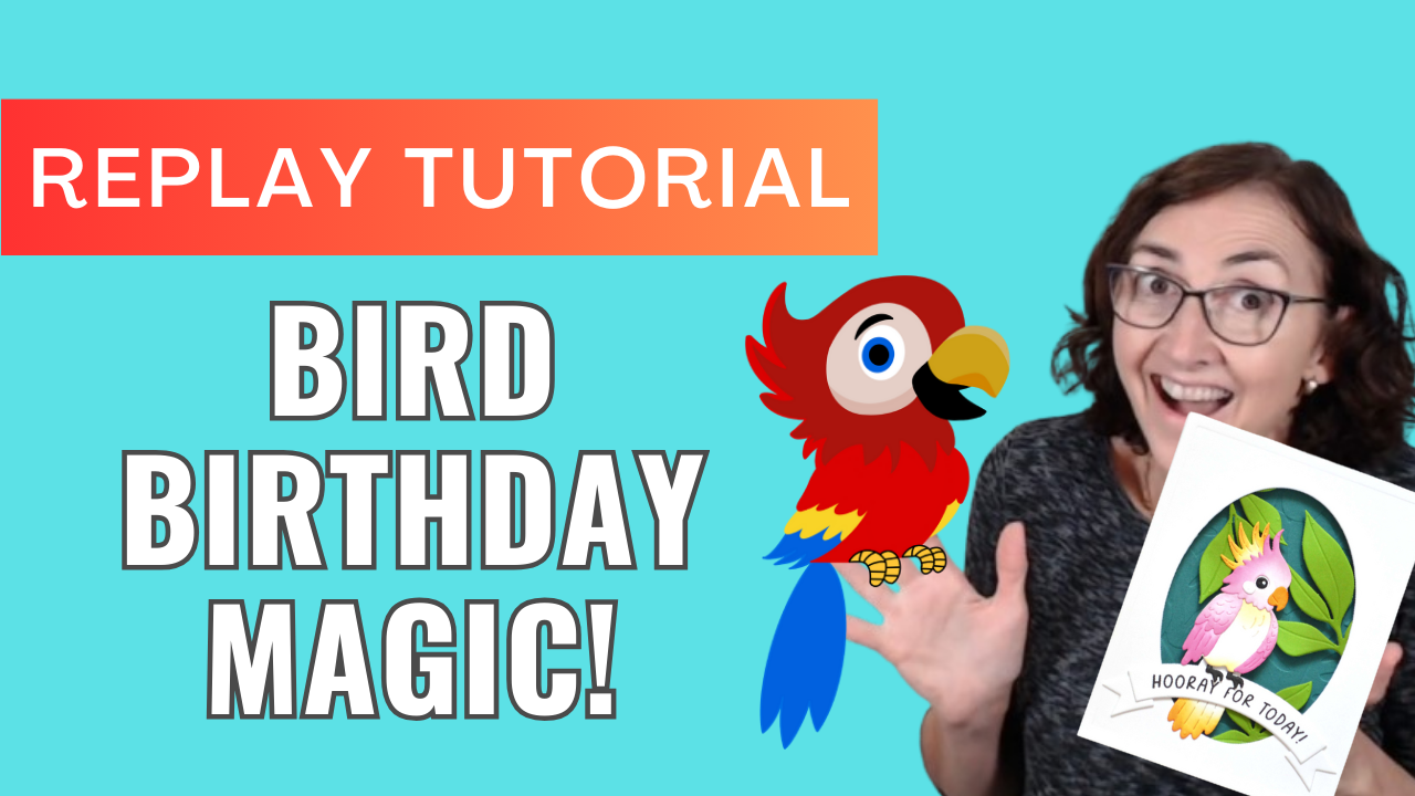 How to Create a Faux Shadow-Box Card with a Layered Bird Design! (+ Video & Winner)