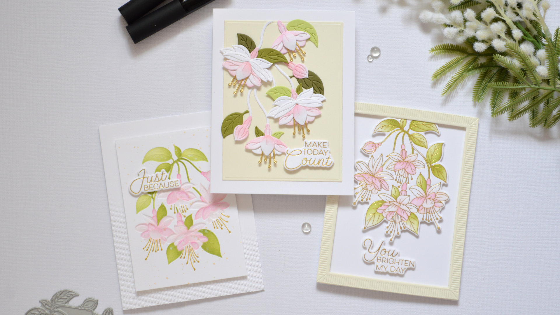 3 Ink Blending Floral Cards | Easy Techniques to Try!