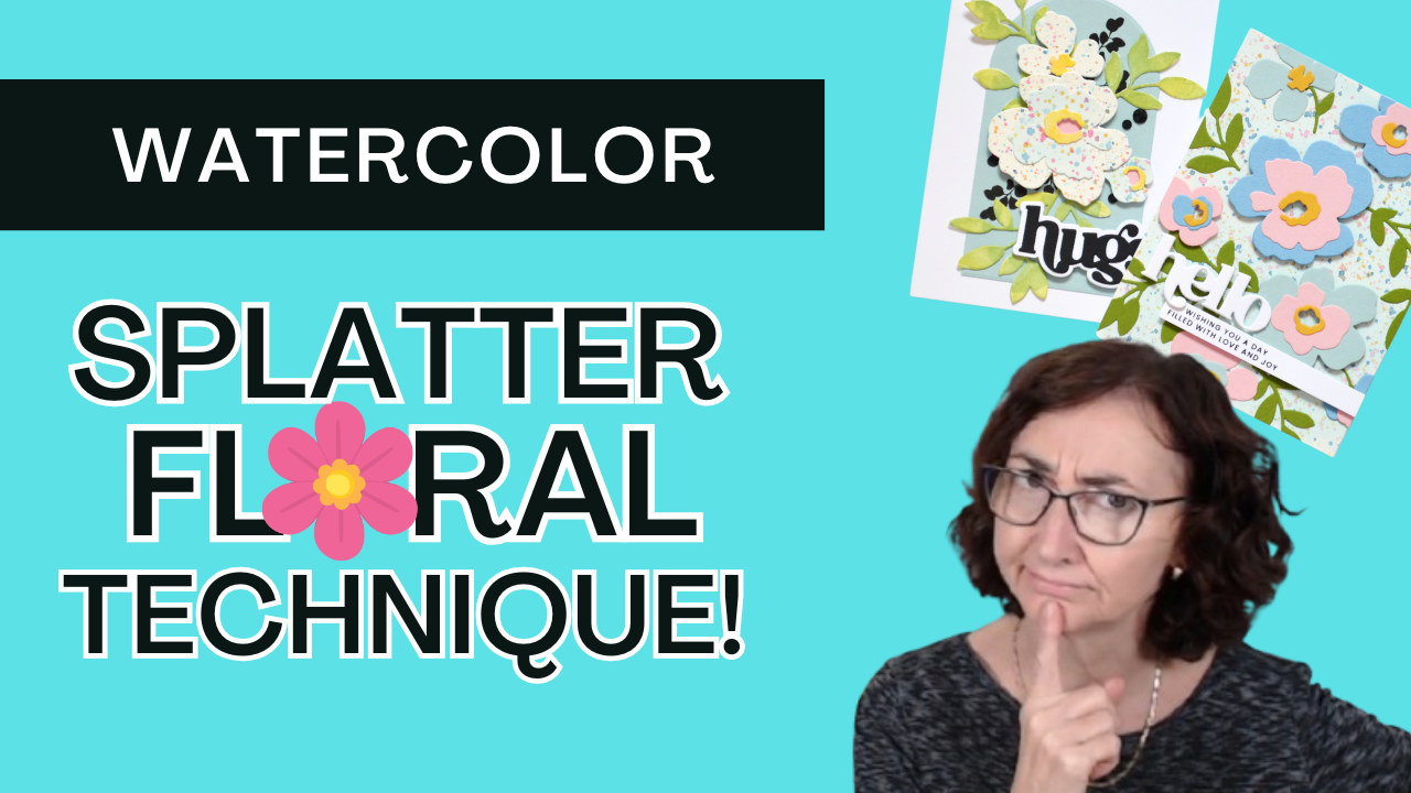 Easy Watercolor Floral Masking Technique for Cards (+ Video Tutorial)