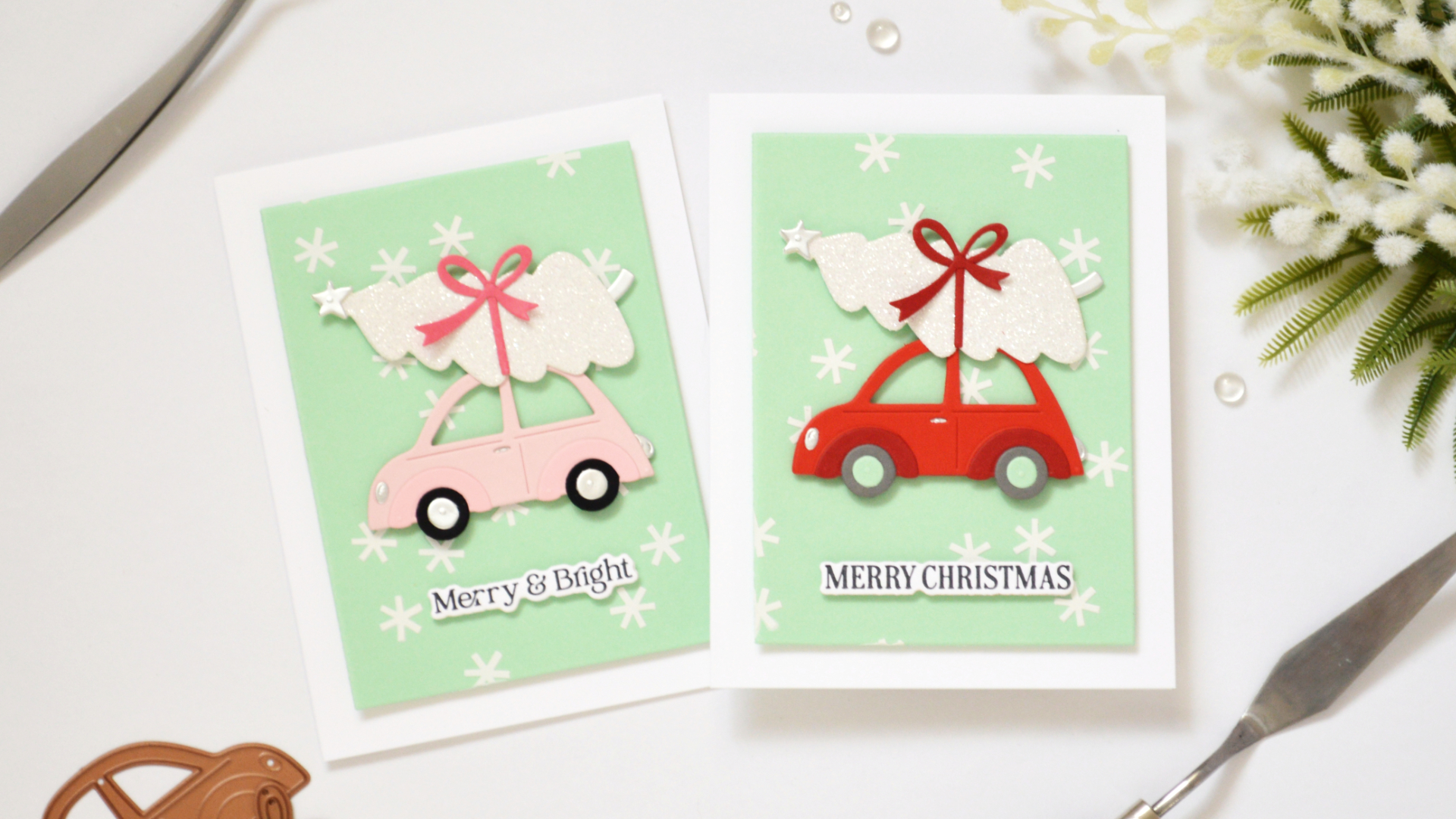 Start With One Color: Easy Christmas Card Idea | Color Made Easy (+ Video)